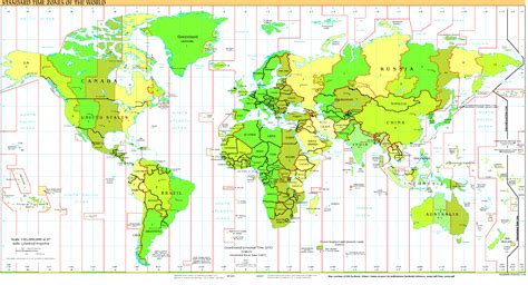 International Time Zone Chart