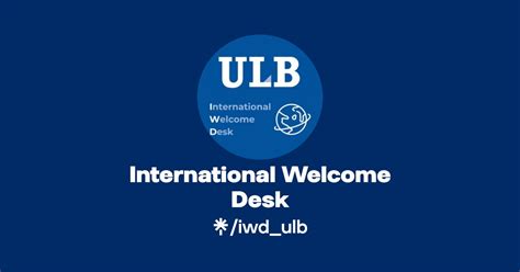 international welcome desk ulb