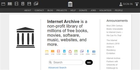 internet archive free library
