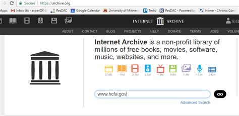 internet archive pages search
