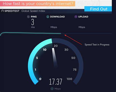 Internet connection speed test for streaming