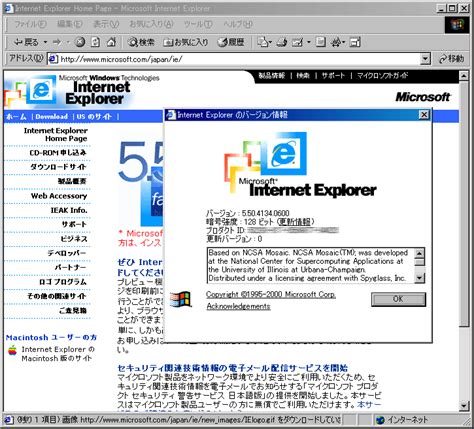 internet explorer 5.5 sp1