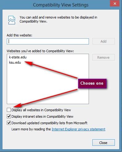 internet explorer compatibility mode