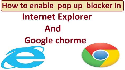 internet explorer pop up blocker settings