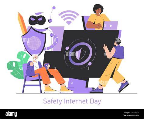 安全なインターネット利用を示すイメージ
