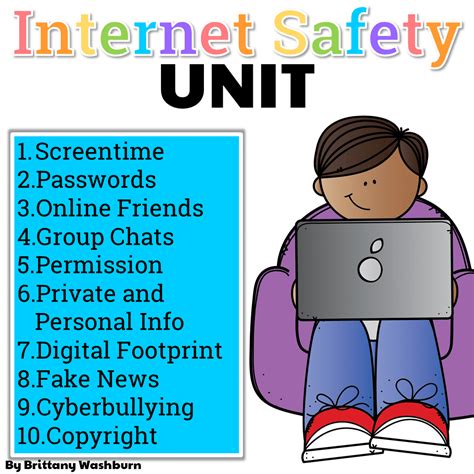 internet safety unit for grade 3