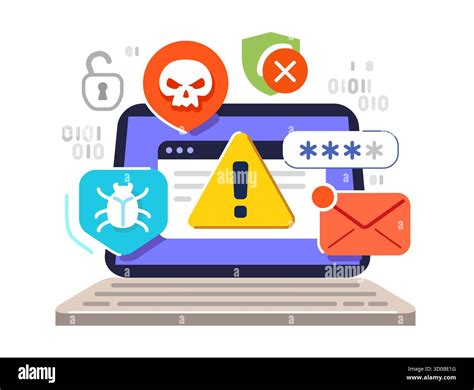 サイバーセキュリティの警告