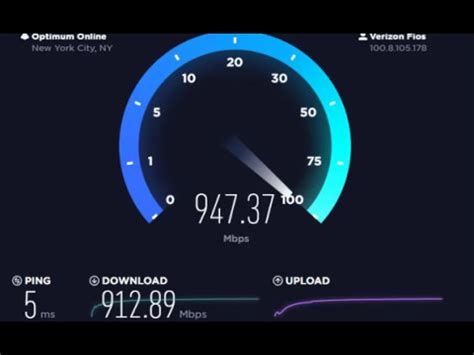 internet speed test verizon fios