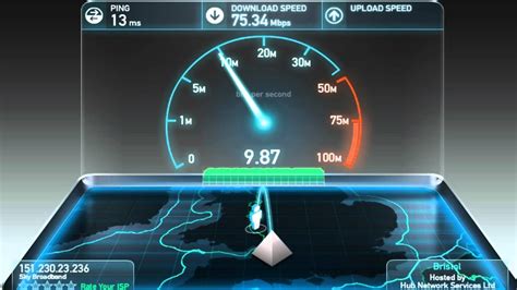 internet test speed sky