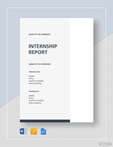 internship final report sample doc