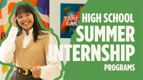 internship programs for high school students