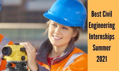 internships for civil engineering students