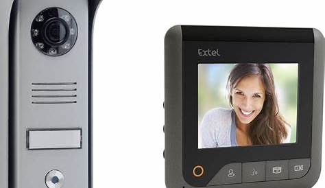 Extel MEMO 2 Interphone vidéo filaire Set complet gris