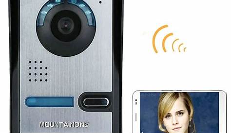Video Camera Doorbell Door Phone with 2 4.3'' TFT