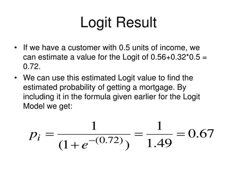 interpretation of logit model coefficients