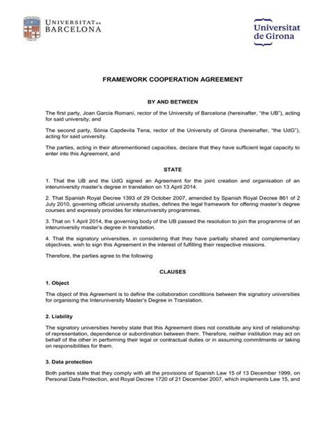 interregional framework cooperation agreement