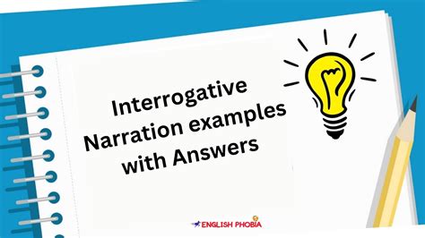 interrogative narration examples with answers class 10