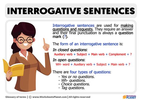 interrogative sentence structure examples with answers