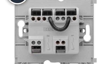 Interrupteur Debflex Casual Méca Automatique Blanc