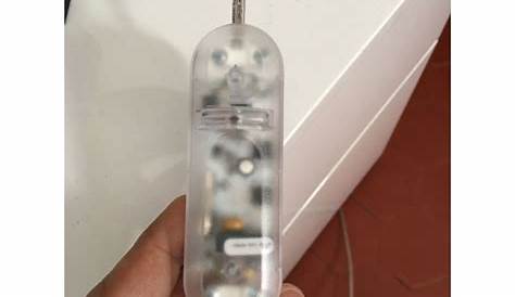 Interrupteur Variateur Lampe Kartell TIBELEC Noir à Main Pour LED