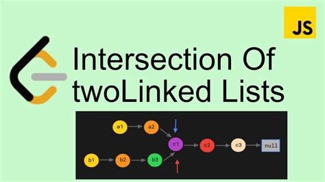 intersection of two linked lists javascript
