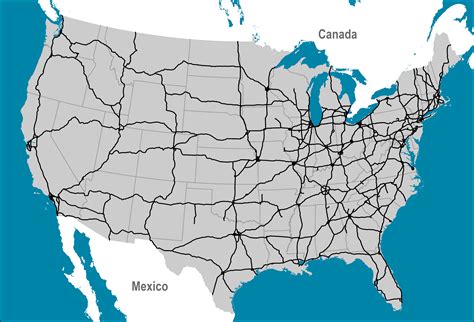 Interstate Highway System Map