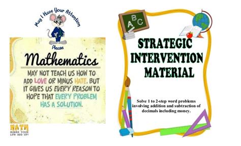 Intervention Materials In Math 4