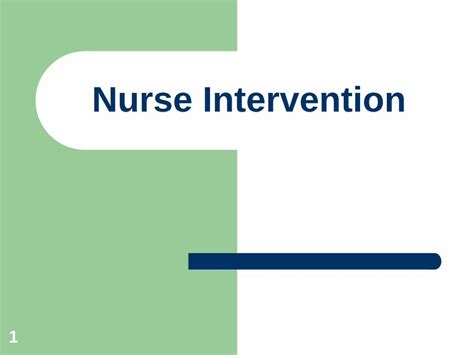 Intervention Nurse Specialist