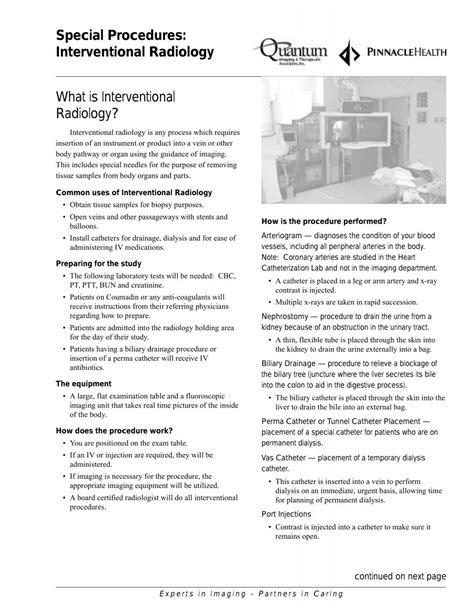 Interventional Radiology Special Procedures