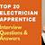 interview questions and answers for apprentice electrician - questions &amp; answers