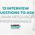 interview questions for human resources director