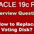 interview questions on ocr and voting disk