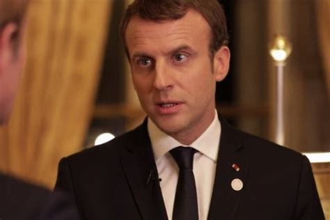 interview macron ce jour