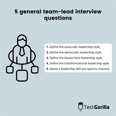 interview questions and answers for promotion to team leader