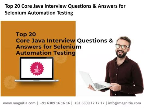 interview questions for automation testing selenium java