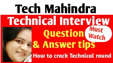 interview questions for tech mahindra
