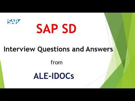 interview questions on idocs in sap sd