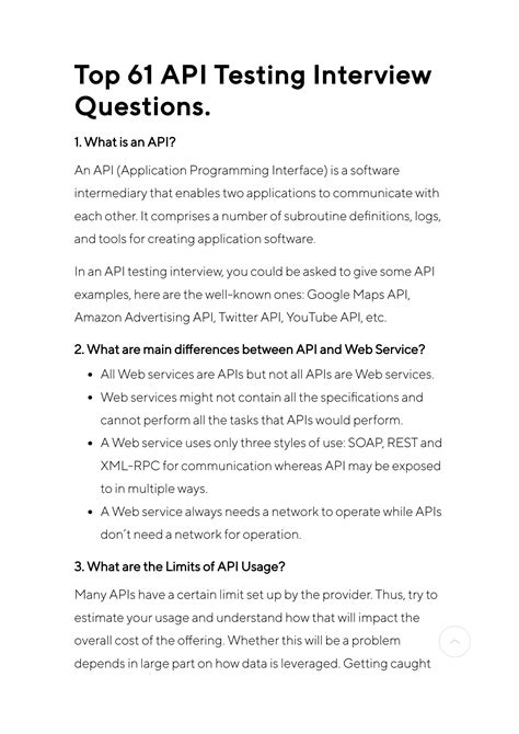 interview questions related to api testing