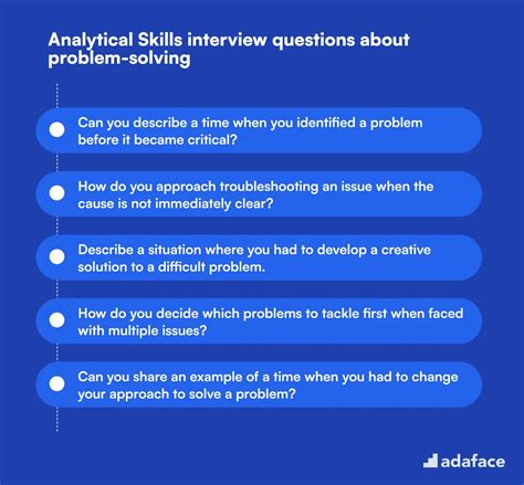 interview questions to determine problem solving skills