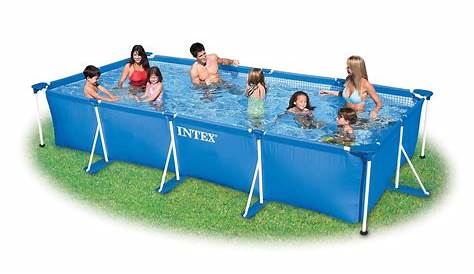 Intex Piscine tubulaire rectangulaire 975 x 488 x 13