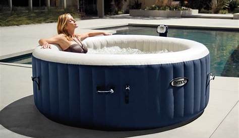 Intex Pure Spa 4 Person Inflatable Portable Heated Bubble