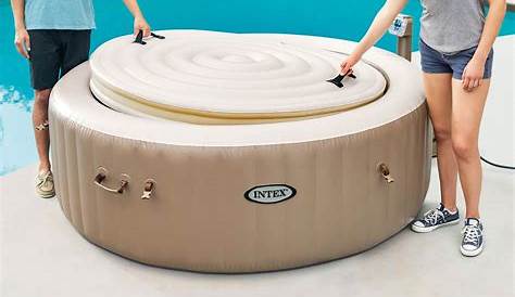 Intex 4 Person Round Energy Efficient PureSpa Spa