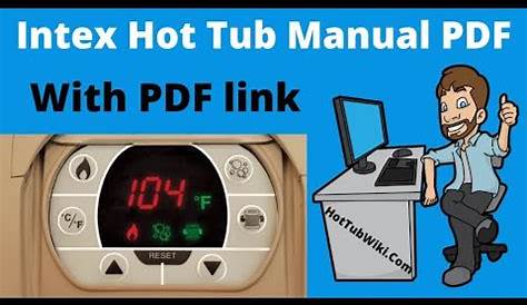 Intex Spa Manual Pdf Download Pure Hot Tub Hot Tub Wiki