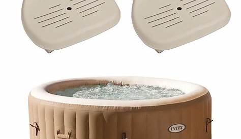 Intex Pure Spa Inflatable 4 Person Hot Tub and Slip