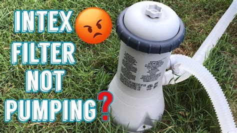 Intex Pool Pump Not Circulating Water