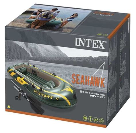intex seahawk 4 floor dimensions