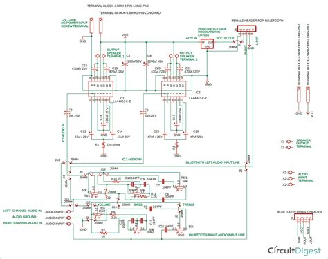Intex Woofer 2.1 Circuit Diagram