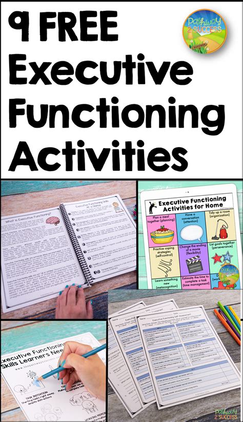 Intro Worksheet On Executive Functions For Kids