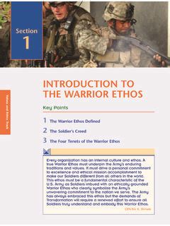 Introduction Warriors