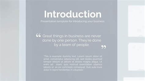 introduction for video presentation example